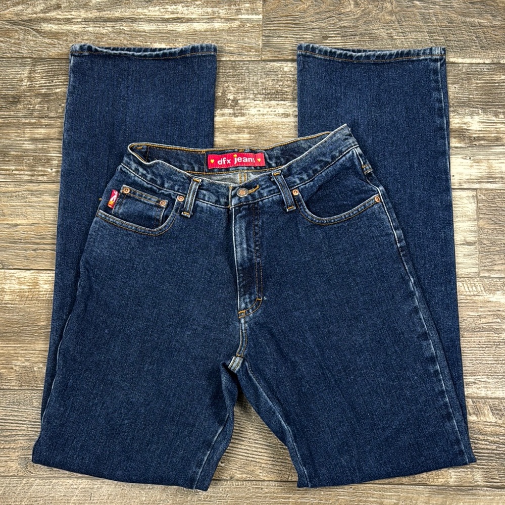 🌟DFX Jeans 🌟Women 🌟Dark Blue Denim Jeans. Size 9